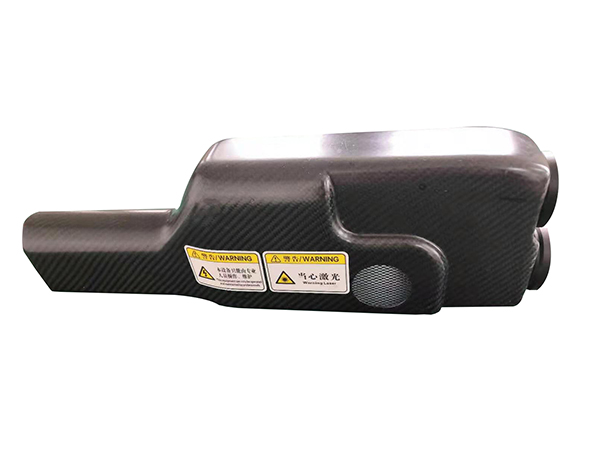 Laser obstacle clearing high-definition gun head