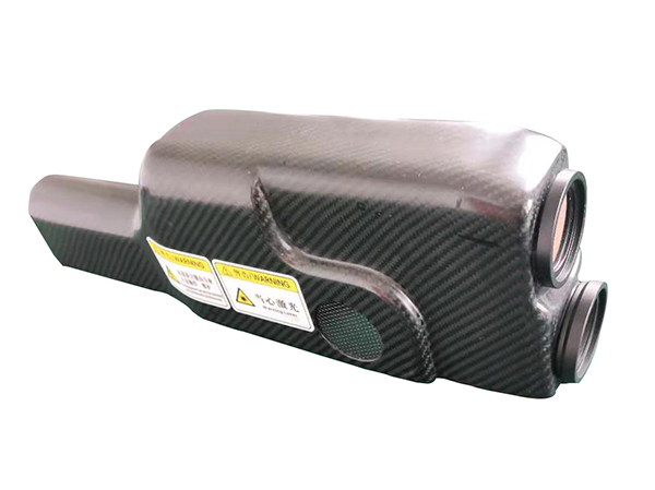 Laser obstacle clearing automatic distance measuring gun head