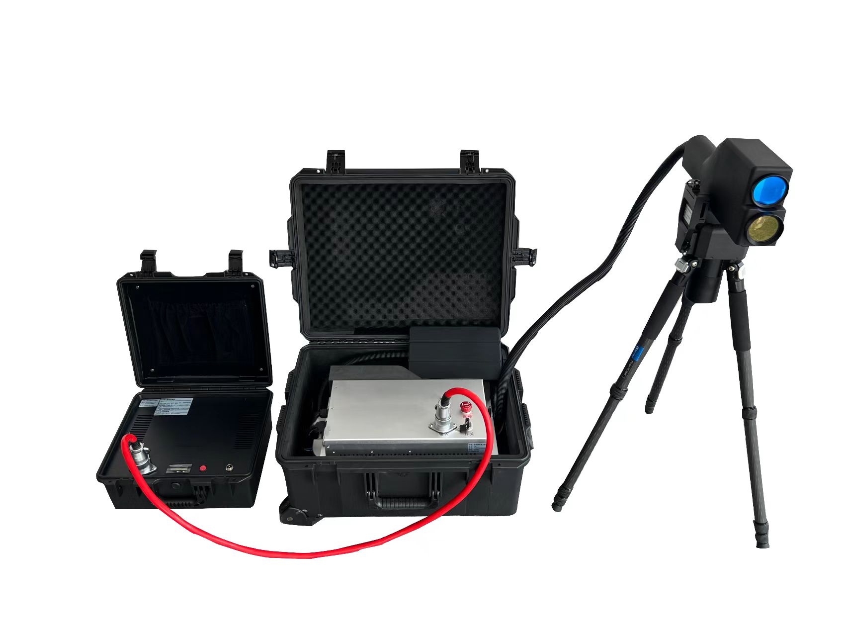 Laser obstacle clearing device